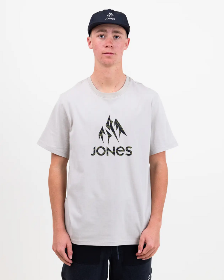 Jones Jones Truckee Org Cot Ss (Mens) 2026 | Smoke Gray