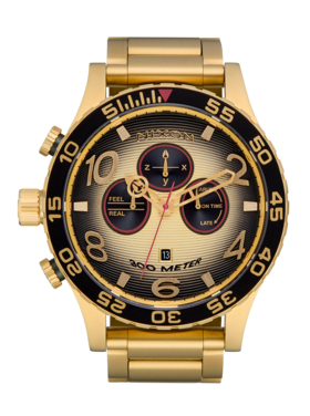 Nixon Nixon 51-30 Chrono | 4th Dim Gold/Black