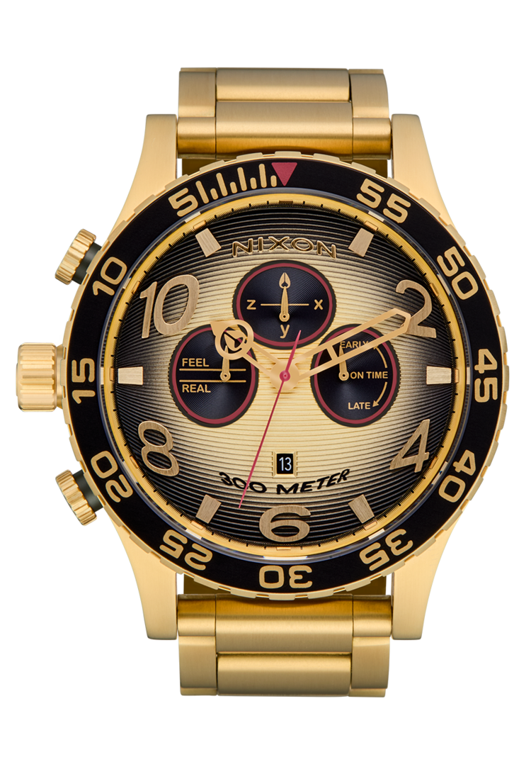 Nixon Nixon 51-30 Chrono | 4th Dim Gold/Black