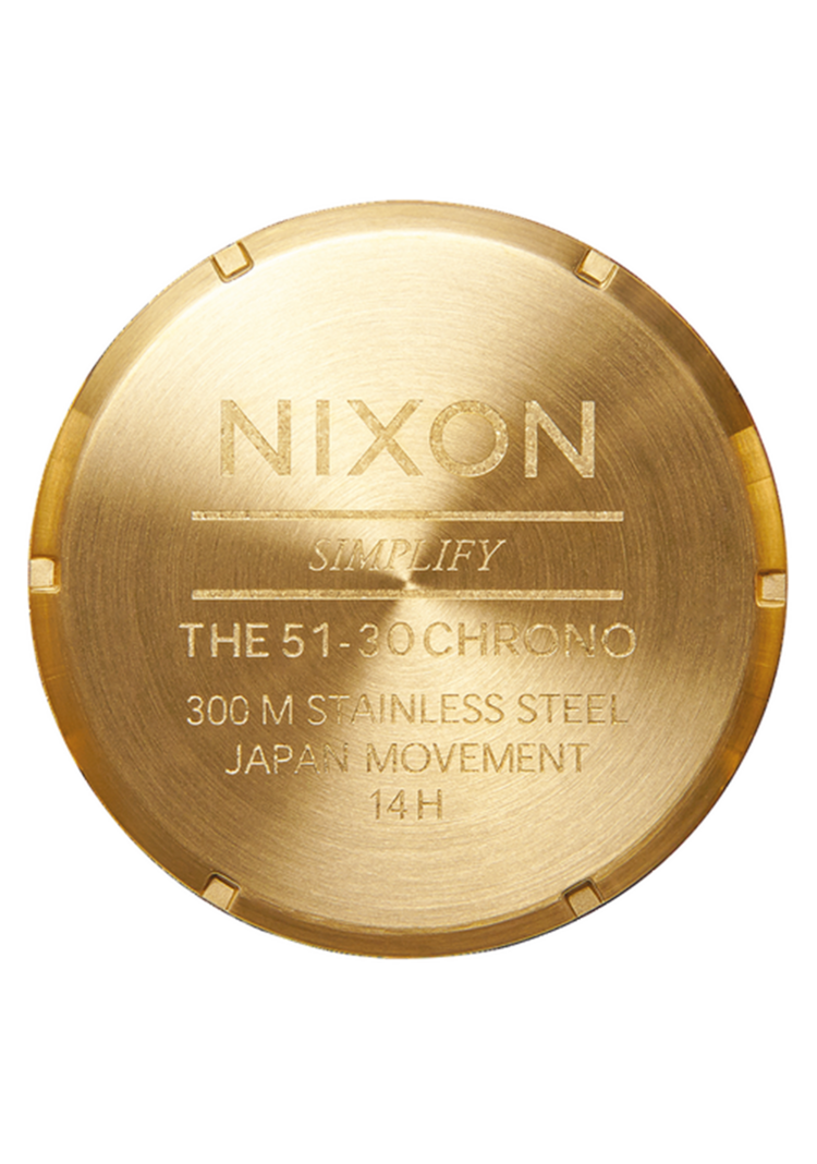 Nixon Nixon 51-30 Chrono | 4th Dim Gold/Black