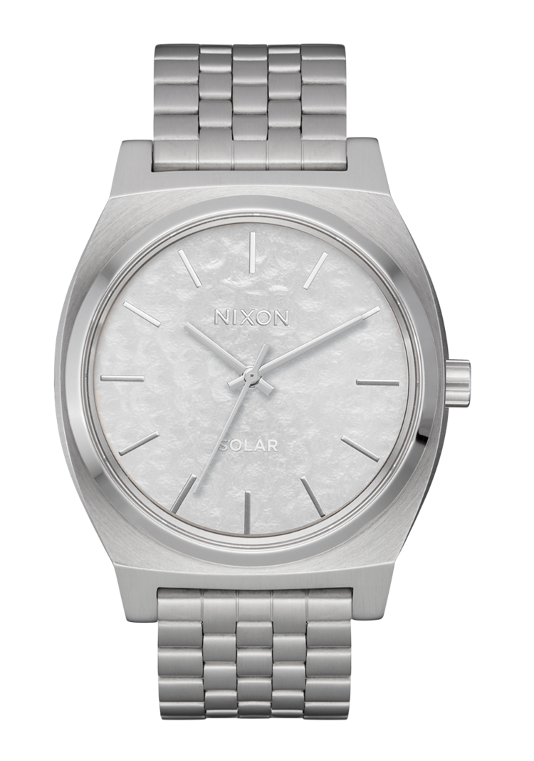 Nixon Nixon Time Teller Solar | Silver/Snow