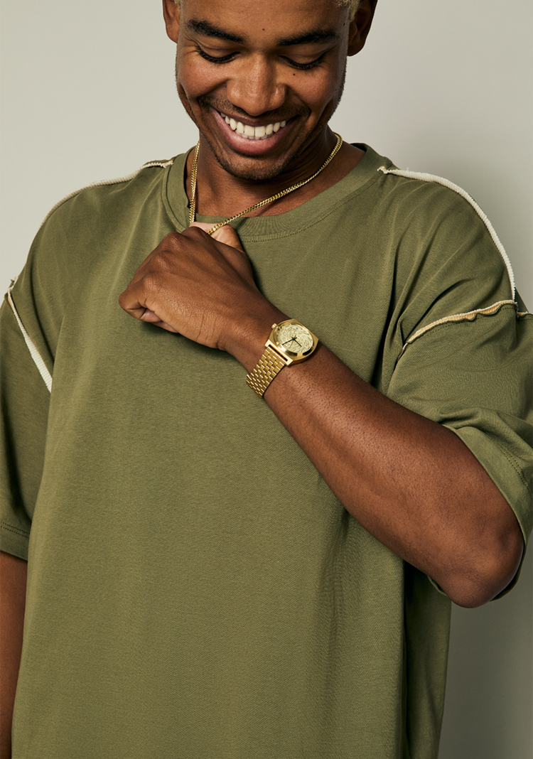 Nixon Nixon Time Teller | 4th Dim Gold/Vintage White