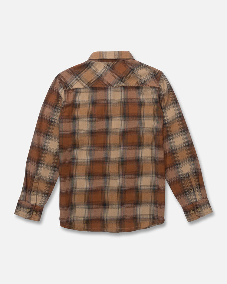 Salty Crew Salty Crew Daybreak Boys Flannel (Youth) | Friar Brown