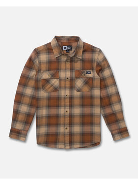 Salty Crew Salty Crew Daybreak Boys Flannel (Youth) | Friar Brown
