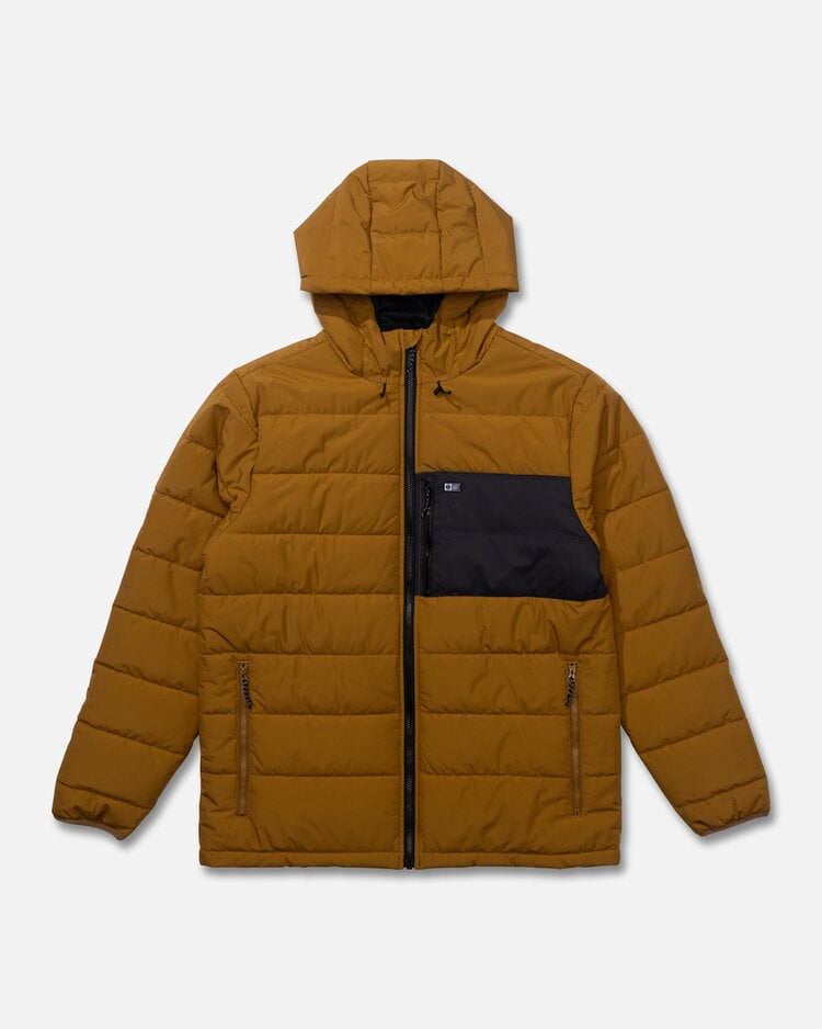 Salty Crew Salty Crew Barrier Hooded Jacket (Mens) | Bronze Brown
