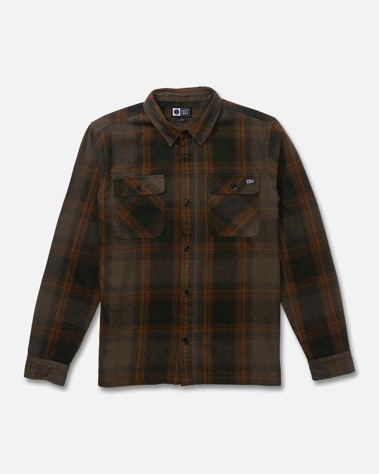 Salty Crew Salty Crew Windward Flannel (Mens) | Olive
