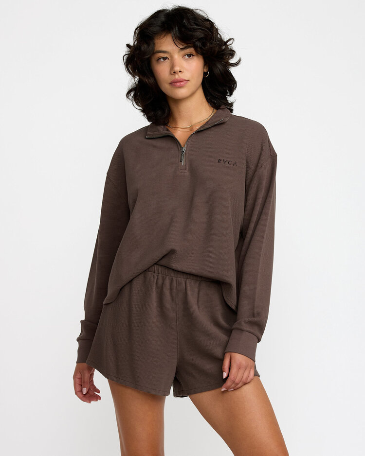 RVCA Rvca Glory Waffle Short (Womens) | Bear Brown