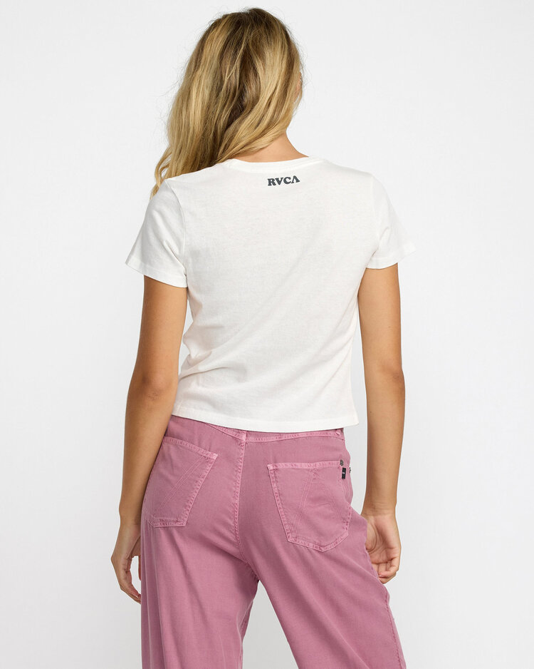 RVCA Rvca 411 Tee (Womens) | Vintage White