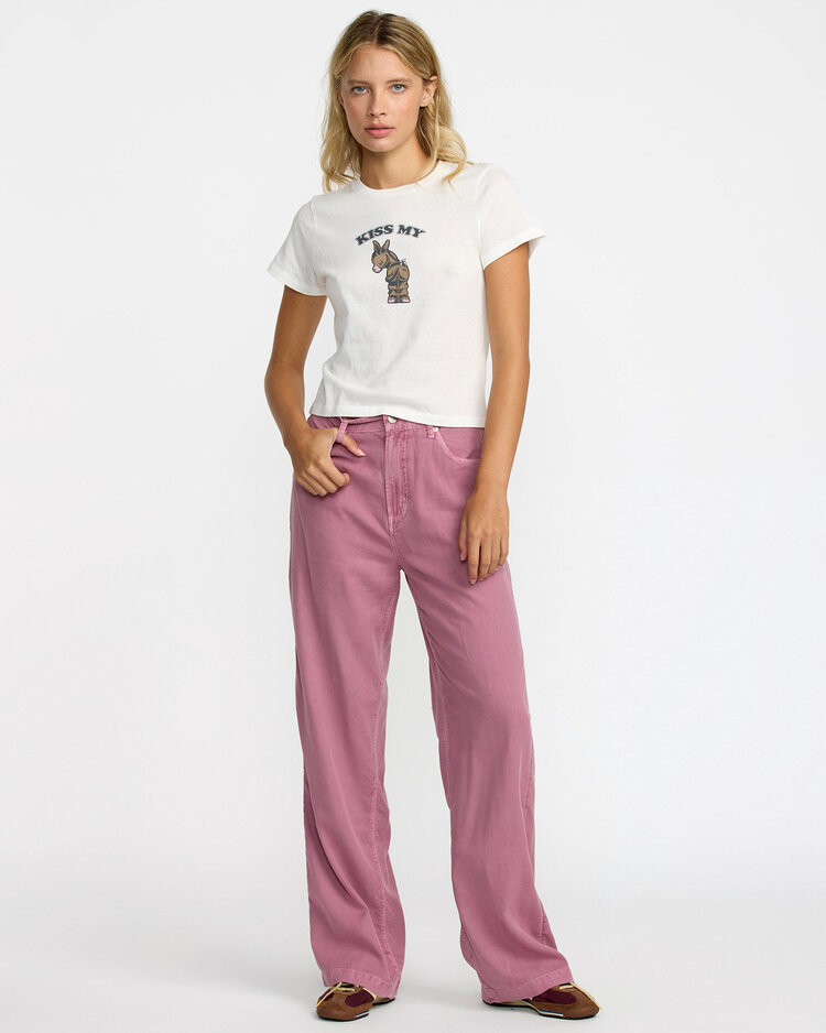 RVCA Rvca 411 Tee (Womens) | Vintage White