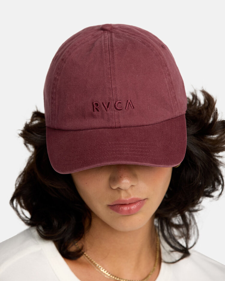 RVCA Rvca Forever Dad Hat (Womens) | Burnt Red