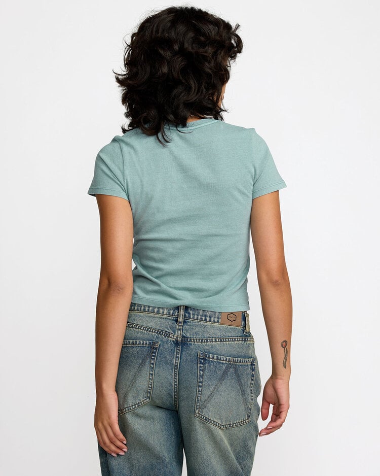 RVCA Rvca Forever Tee (Womens) | Blue Haze