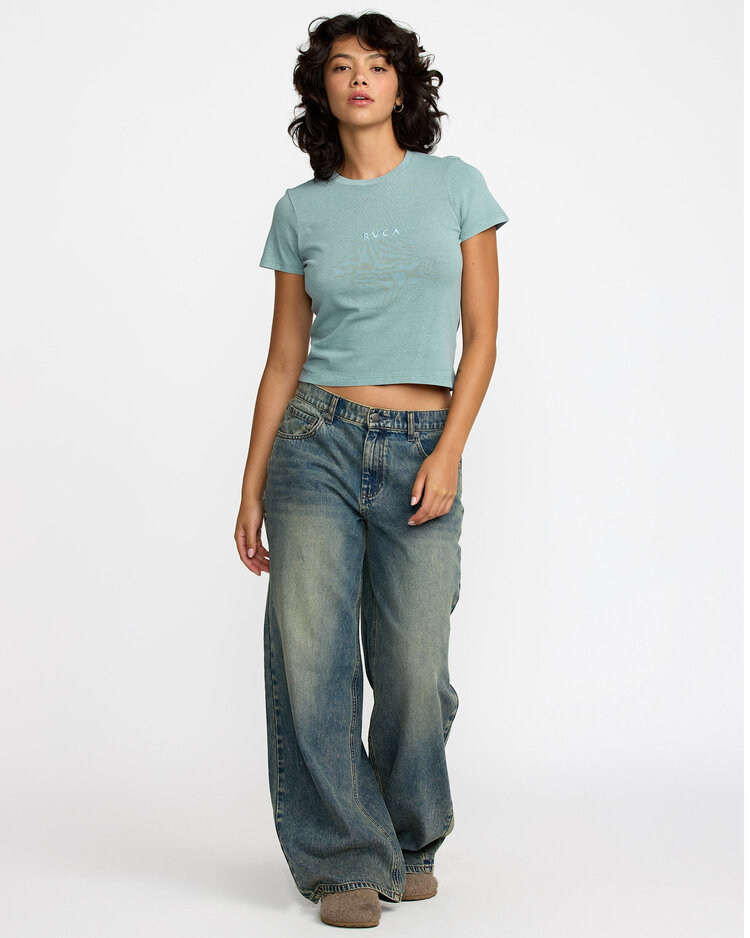 RVCA Rvca Forever Tee (Womens) | Blue Haze
