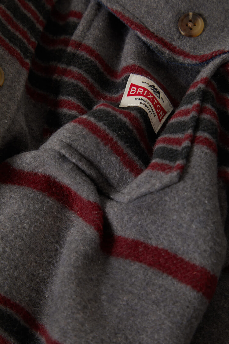 Brixton Brixton Altered Threads Overshirt (Mens) | Multi Blanket Stripe