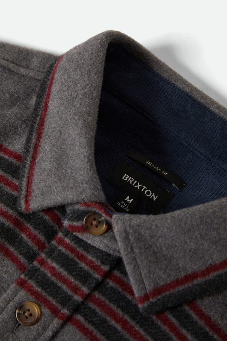 Brixton Brixton Altered Threads Overshirt (Mens) | Multi Blanket Stripe