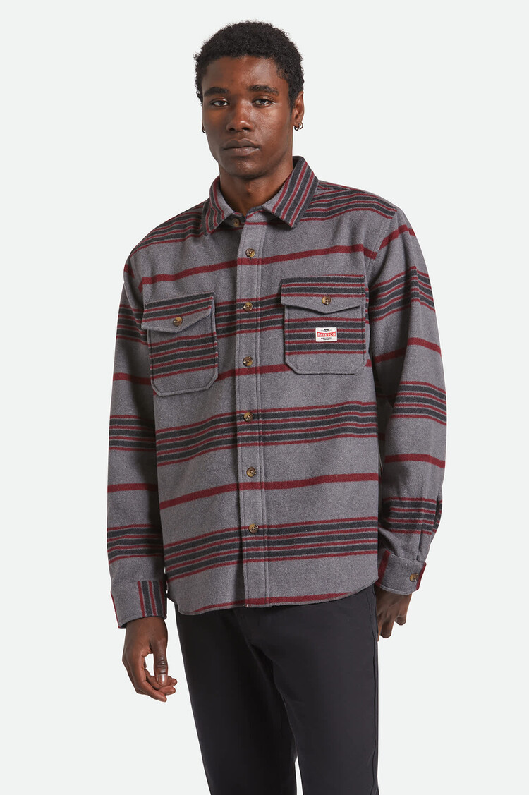 Brixton Brixton Altered Threads Overshirt (Mens) | Multi Blanket Stripe