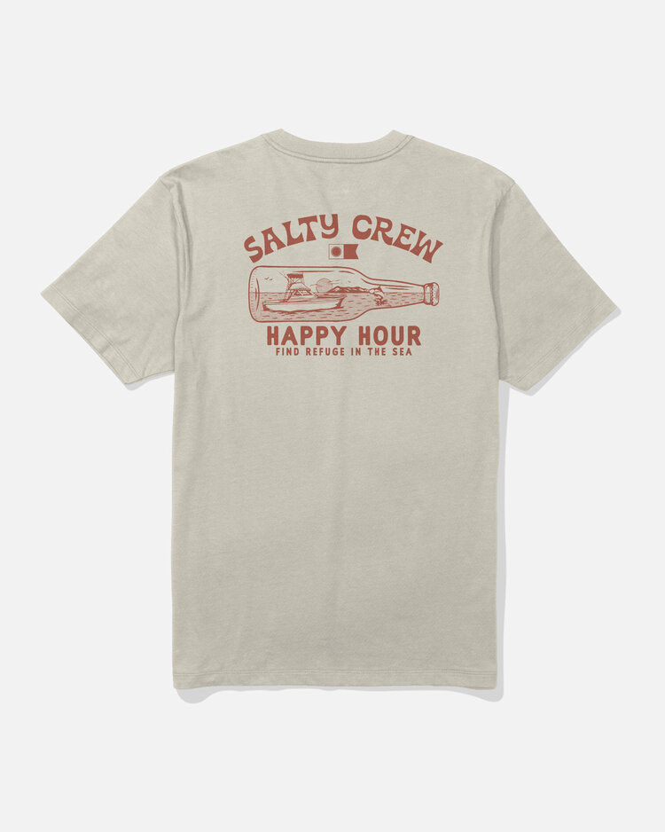 Salty Crew Salty Crew Bottle Rocket Ss Tee (Mens) | Bone