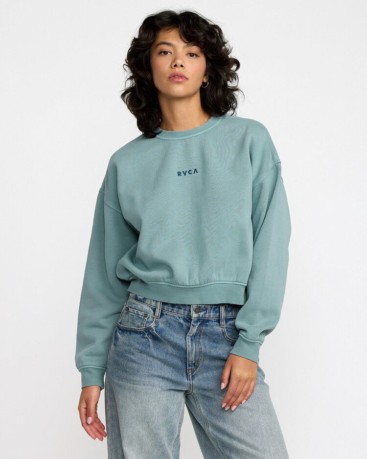 RVCA Rvca Forever Fleece (Womens) | Blue Haze