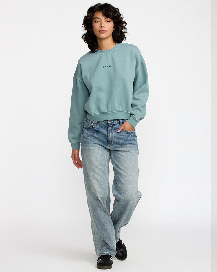 RVCA Rvca Forever Fleece (Womens) | Blue Haze