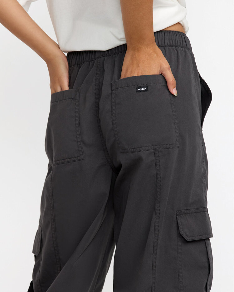 RVCA Rvca Stowaway Cargo Pant (Womens) | Washed Black