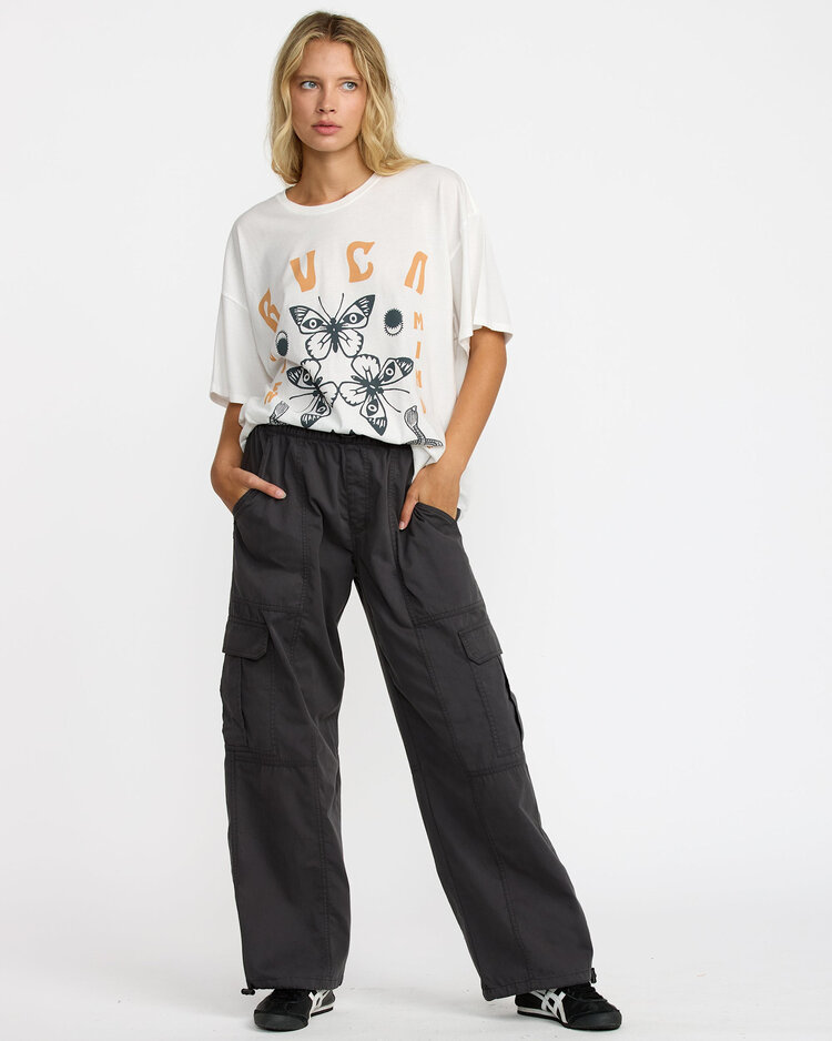 RVCA Rvca Stowaway Cargo Pant (Womens) | Washed Black