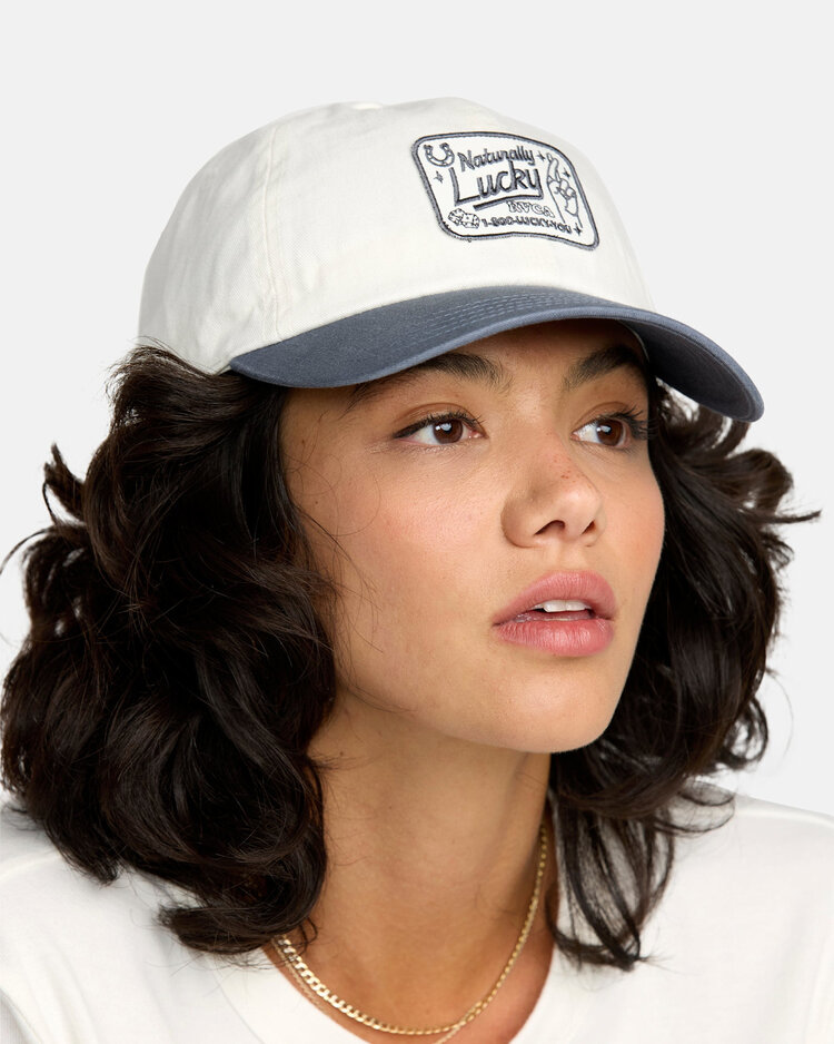 RVCA Rvca Naturally Lucky Dad Hat (Womens) | Stone Blue