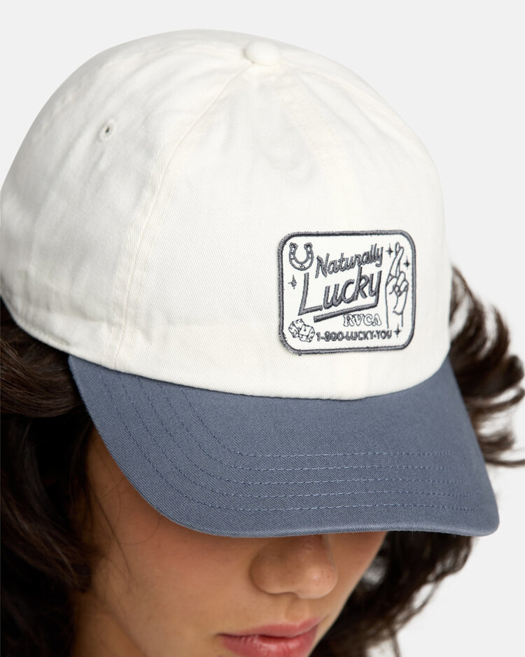 RVCA Rvca Naturally Lucky Dad Hat (Womens) | Stone Blue