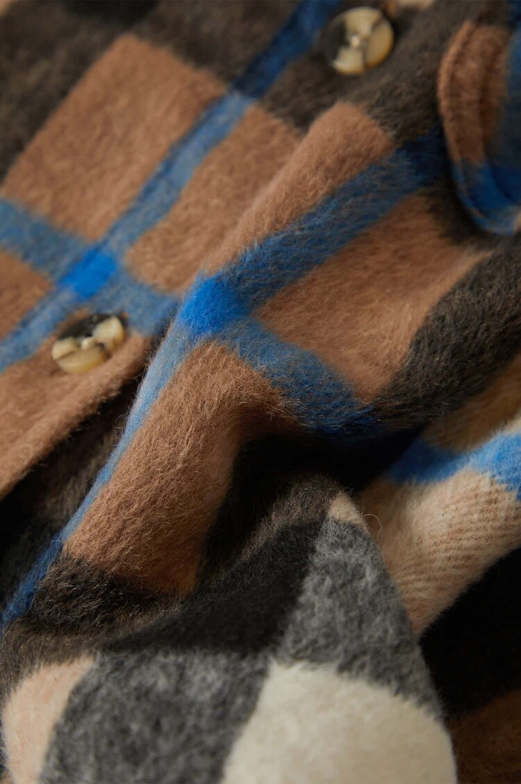 Brixton Brixton Bowery Soft Brushed Flannel (Womens) | Washed Black/Sand