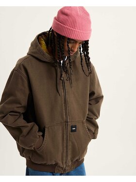 Vans Vans Workwear Canvas Full Zip Jacket (Mens) | Coal Brown