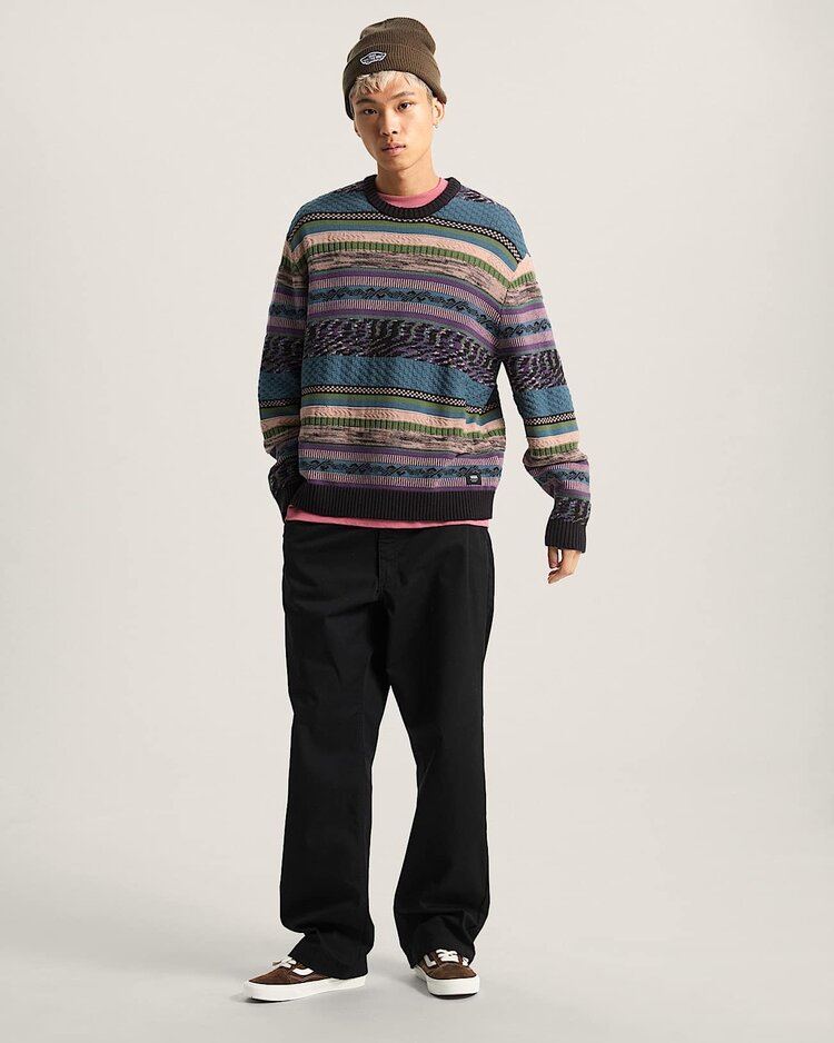 Vans Vans Boyer Crew Sweater (Mens) | Black/Stargazer