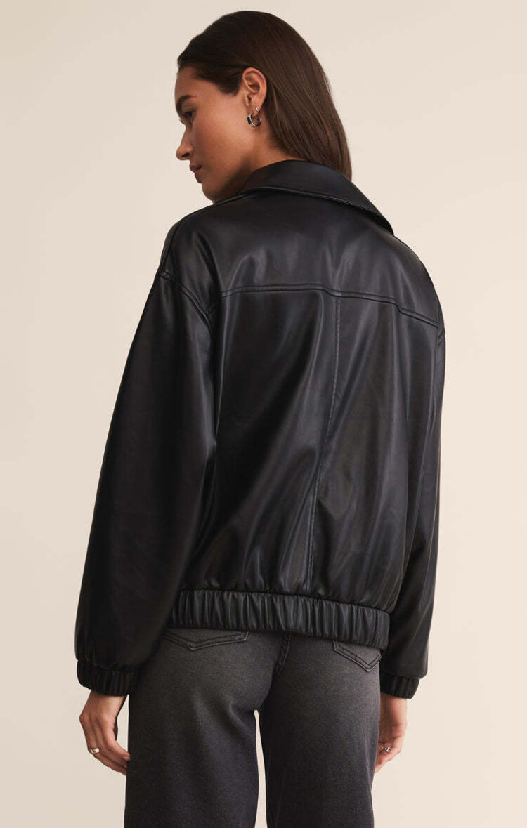 Z Supply Z Supply Idols Bomber Jacket | Black