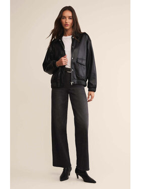 Z Supply Z Supply Idols Bomber Jacket | Black