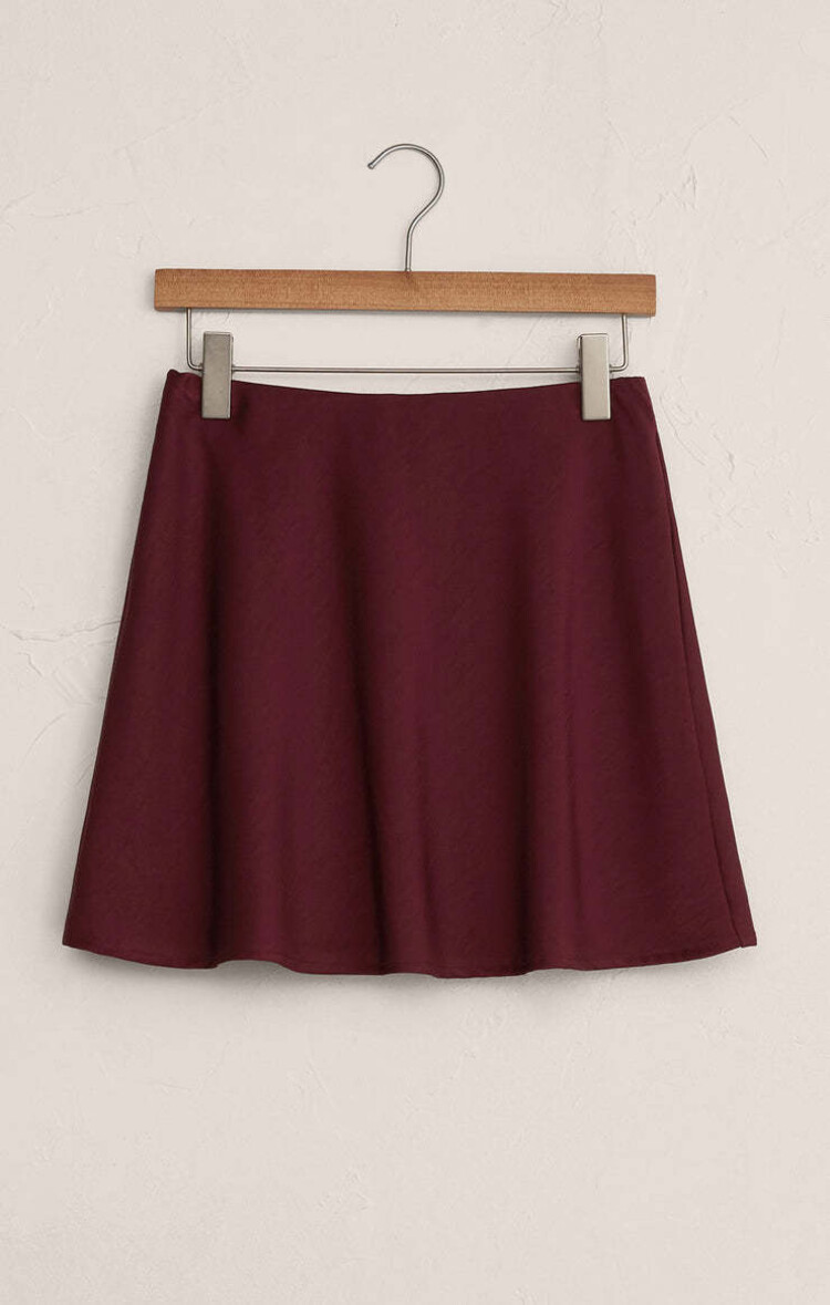 Z Supply Z Supply Chablis Mini Skirt | Merlot