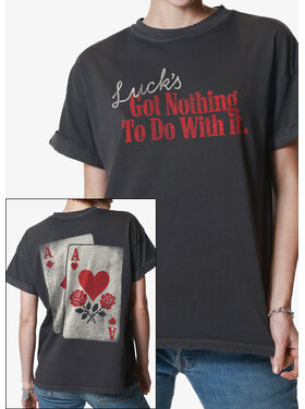 Girl Dangerous Girl Dangerous Luck Bf Tee (Womens) | Vintage Black