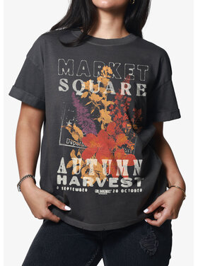 Girl Dangerous Girl Dangerous Market Square Bf Tee (Womens) | Vintage Black