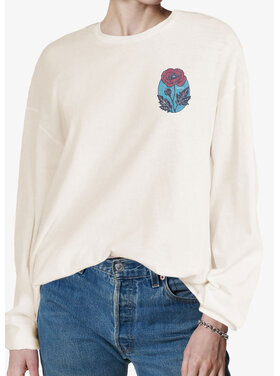 Girl Dangerous Girl Dangerous Brooklyn Flower Dist. L/S Tee (Womens) | White