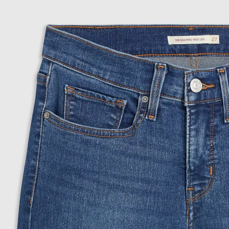 Levis Levis 318 Shaping Wide Leg (Womens) | Clever Girl