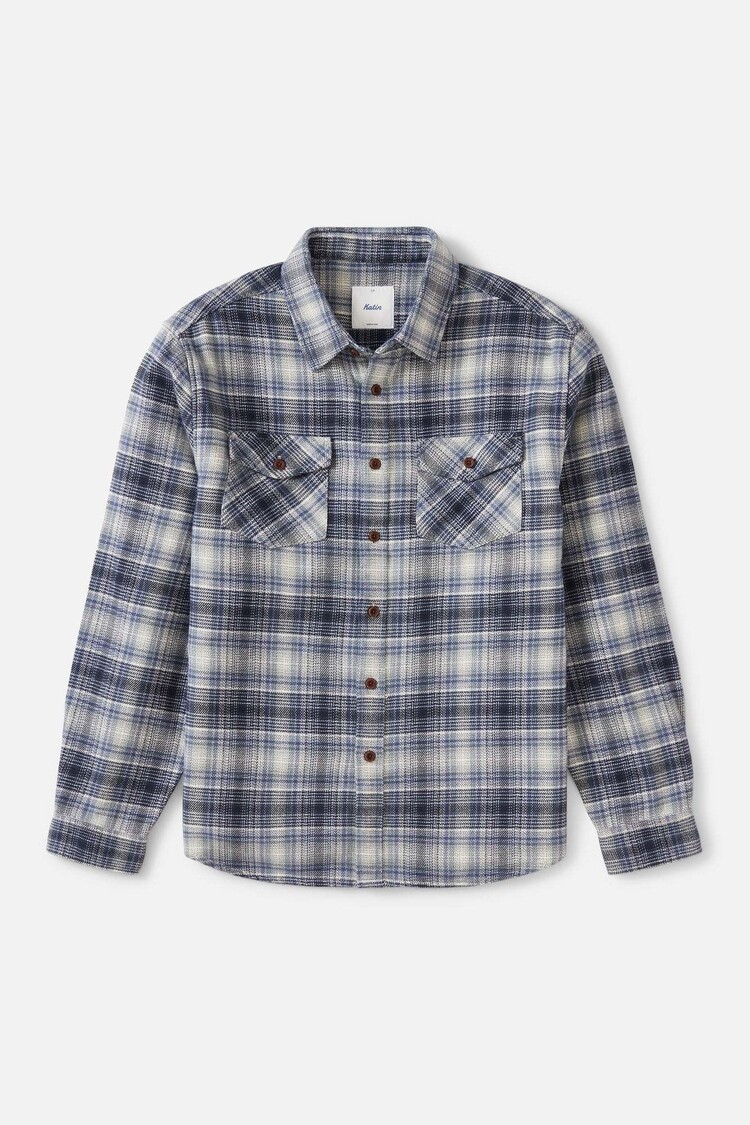 Katin Katin Sierra Flannel (Mens) | Washed Blue