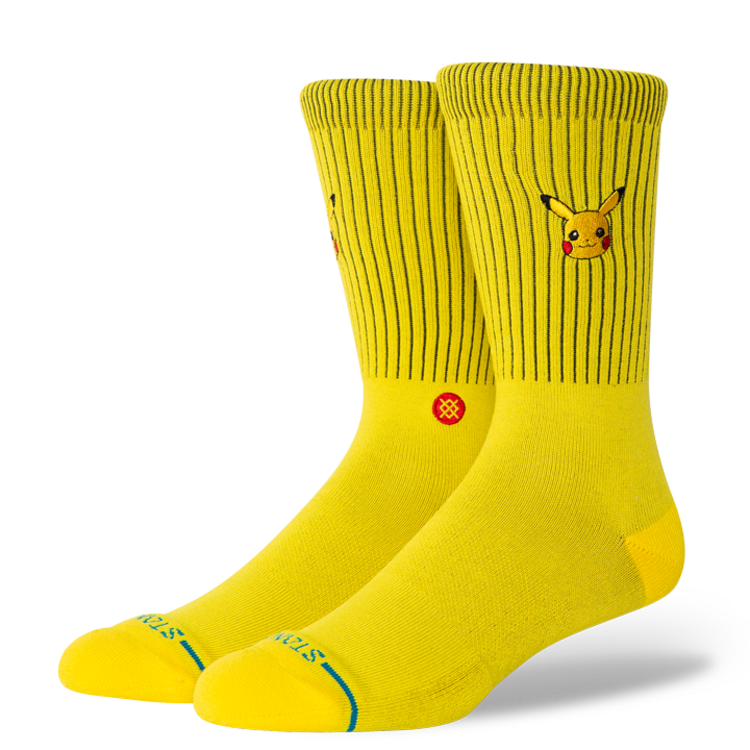 STANCE Stance Pikachu Crew (Unisex) | Yellow