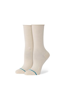 STANCE Stance Rolled Solid Crew (Womens) | Oatmeal