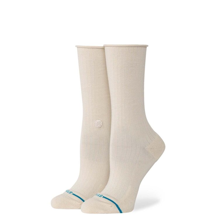 STANCE Stance Rolled Solid Crew (Womens) | Oatmeal