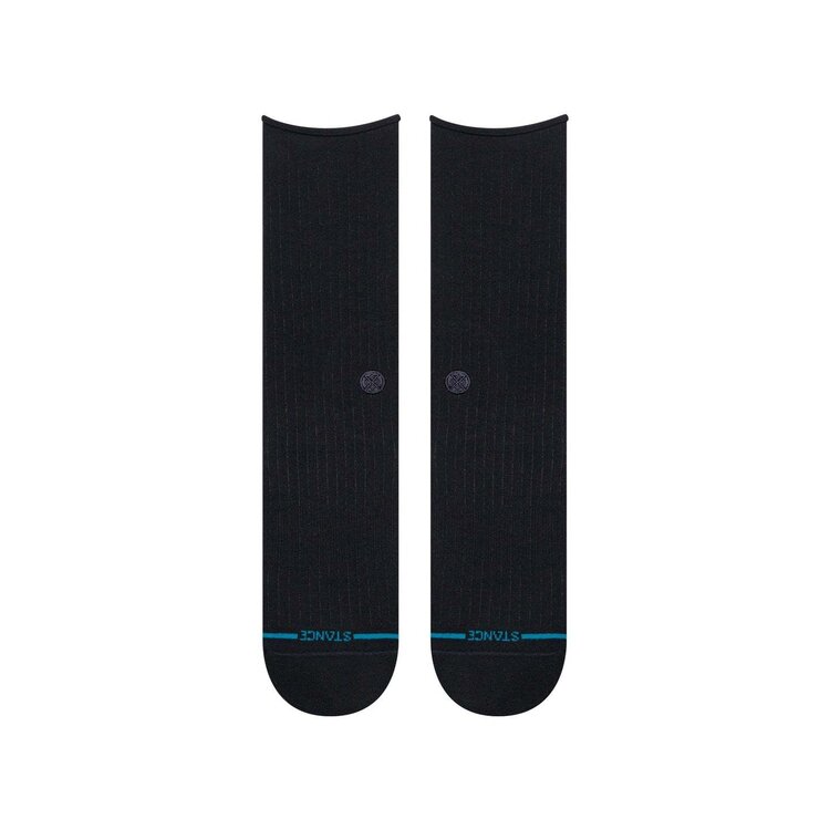 STANCE Stance Rolled Solid Crew (Womens) | Black