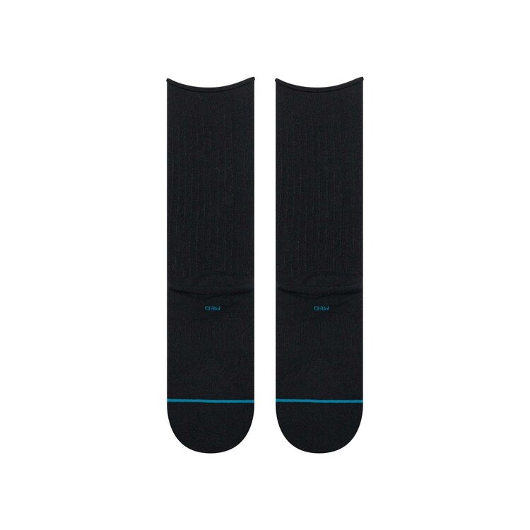 STANCE Stance Rolled Solid Crew (Womens) | Black