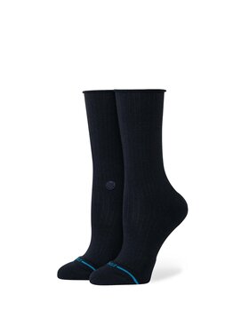 STANCE Stance Rolled Solid Crew (Womens) | Black