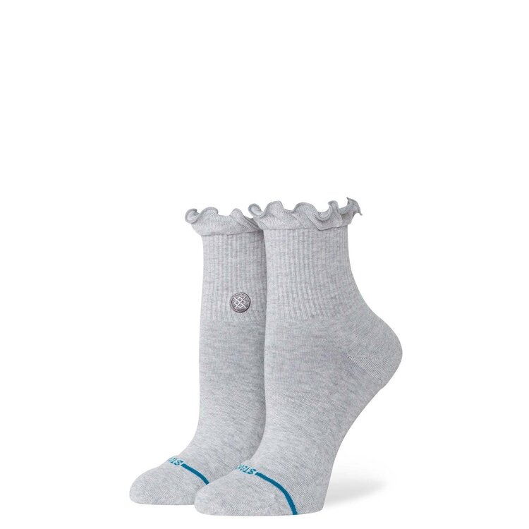 STANCE Stance Ruffle Icon Qtr (Womens) | Heather Grey