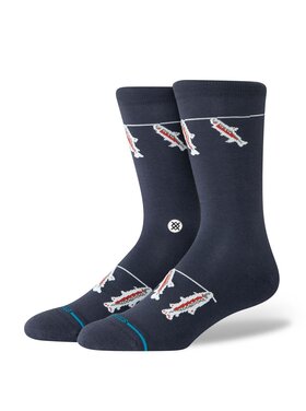 STANCE Stance Gone Fishin Crew (Unisex) | Navy