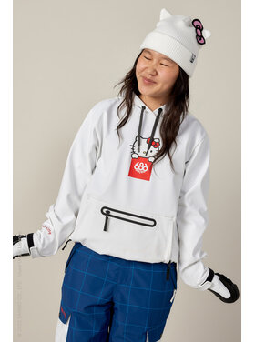 686 686 Waterproof Hoody (Womens) 2026 | Hello Kitty White