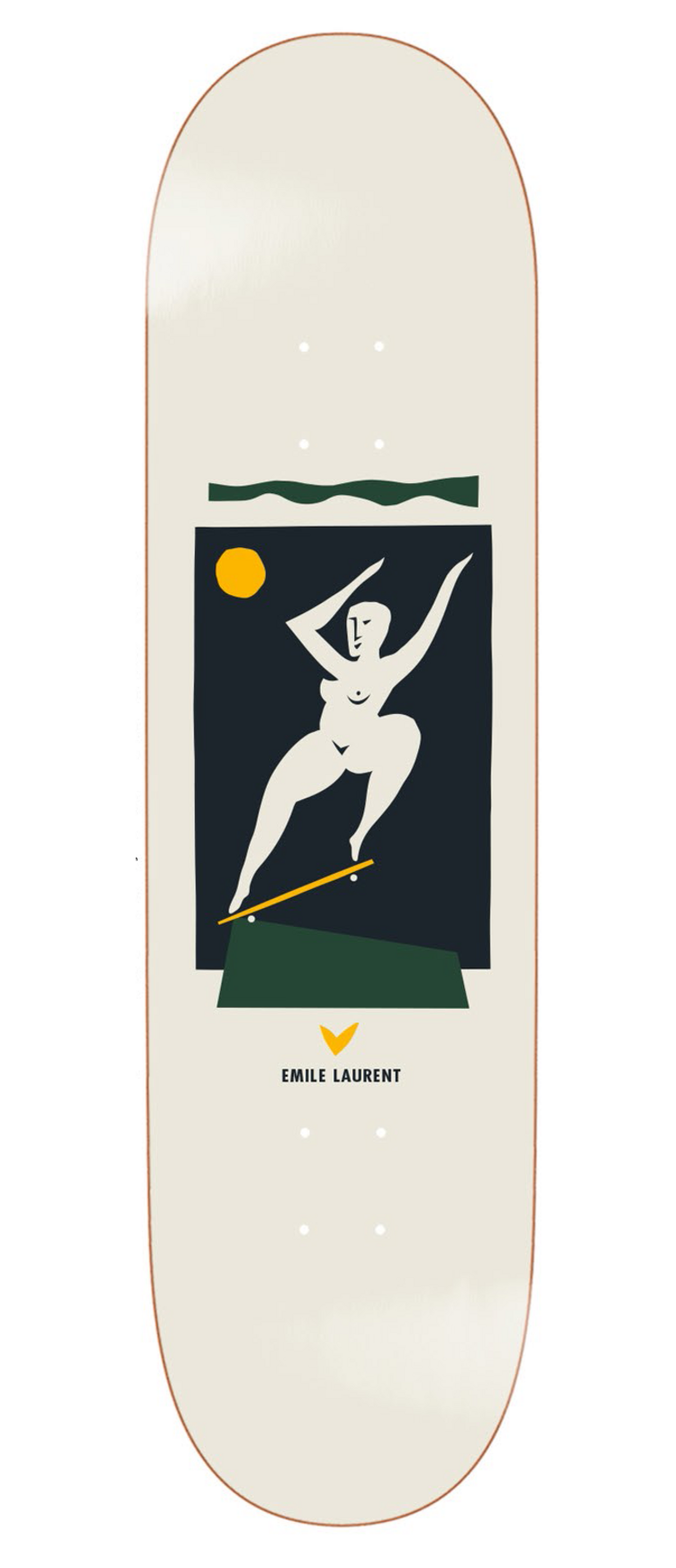 Polar Polar Emile Laurent Crooks Deck | Cream