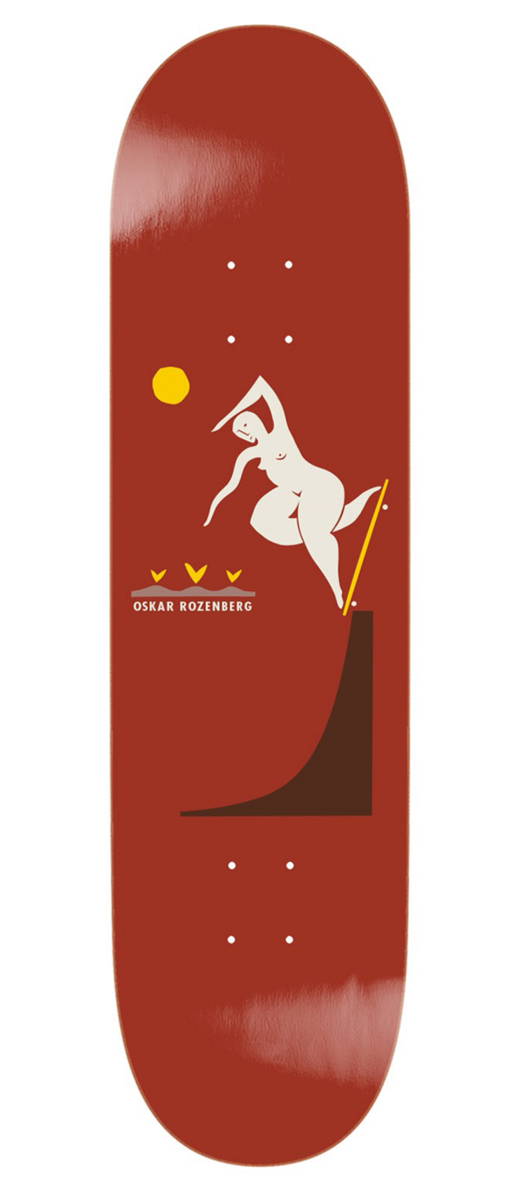 Polar Polar Oskar Rozenberg Bs Noseblunt | Burnt Red