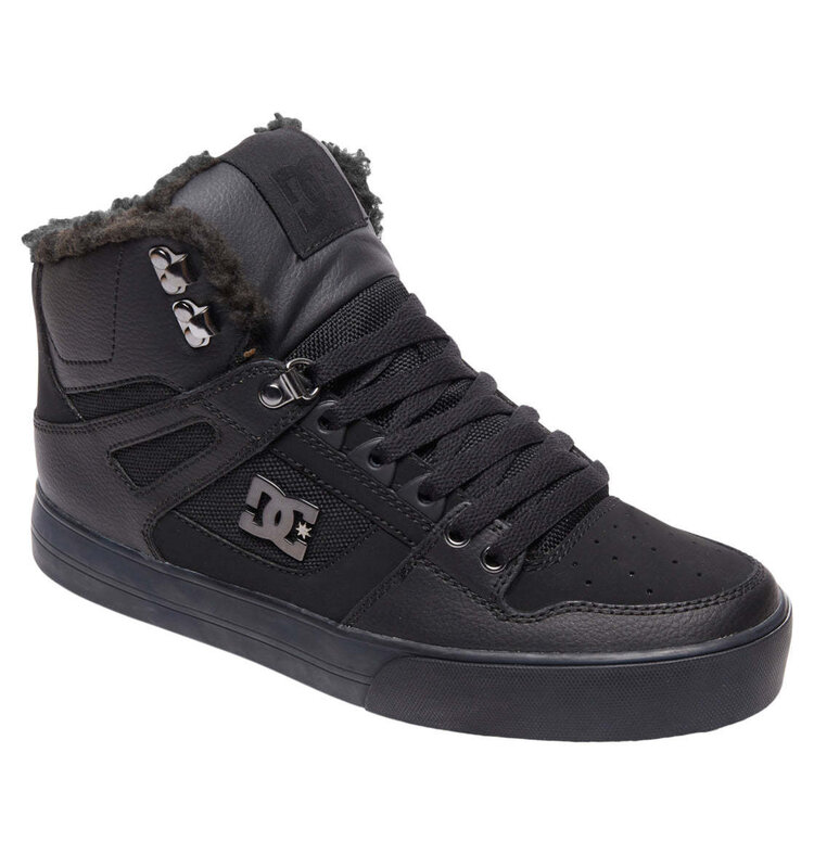 DC Dc Pure High-Top Winter (Mens) | Black/Black/Black