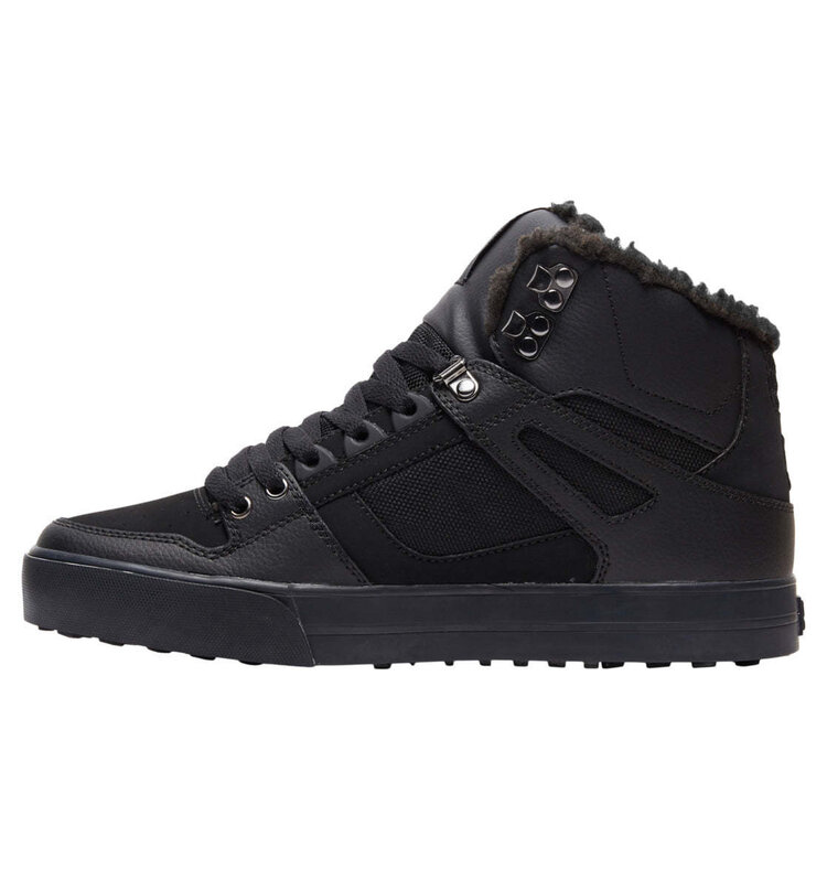 DC Dc Pure High-Top Winter (Mens) | Black/Black/Black